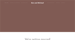 Desktop Screenshot of benandmichael.com